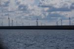 Turbines seen from the Wadden Sea (incl. Afsluitdijk)
