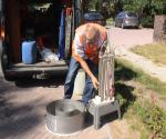 Testing permeability 2008  - credit Antal zuurman