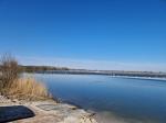 Lake with floating PV