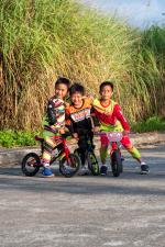 Kids Training for Biking Contest