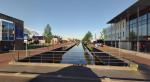 Drachtstervaart in het centrum van Drachten.