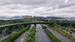 Vegetated flyover / overpass in Fuzhou, Fujian, China