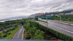 Vegetated flyover / overpass in Fuzhou, Fujian, China