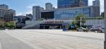 Heat stress at square at Fuzhou Railway Station