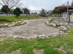 Detention pond in Takami Shinke park.