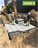 Aanleg tweelaags veld Bufferblock