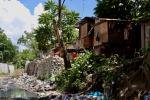 Households near the river