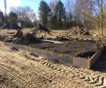 werk in uitvoering, plantvakken