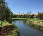 Stormwater harvesting pond (source: Marieke de Groen, AquaLinks, 2019)