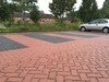 Parkeervakken met gewone klinkers