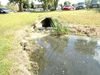 Inflow, notice turbid water