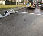 Reiniging proefvak 1 met ZOAB cleaner