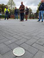 Afbakingspennen Bufferblock-vak te zien op het voorplein