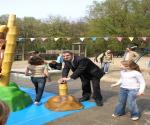 Opening of water playground by elderman van Hooft - credit antal zuurman