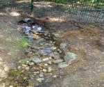 Overflow from swale to the surrounding area in the complete playground - credit Antal zuurman
