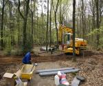 Construction of two vertical infiltrationpipes - credit by antal zuurman (2010)