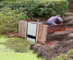 Stuwput als overstort