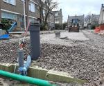 Gewassen menggranulaat op steenwol
