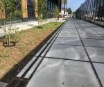 Verholen goot, verlaagd groen Locomotiefboulevard Tilburg