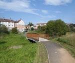 Public amenity - footbridge over daylighted watercourse