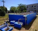 Septic tank and Vertical flow constructed wetland on UFSM Campus