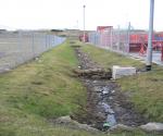 Altens industrial estate swale