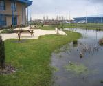 Dundee City Council Social Service offices Ornamental Pond